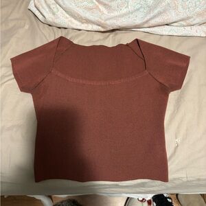 Brown Knitted top